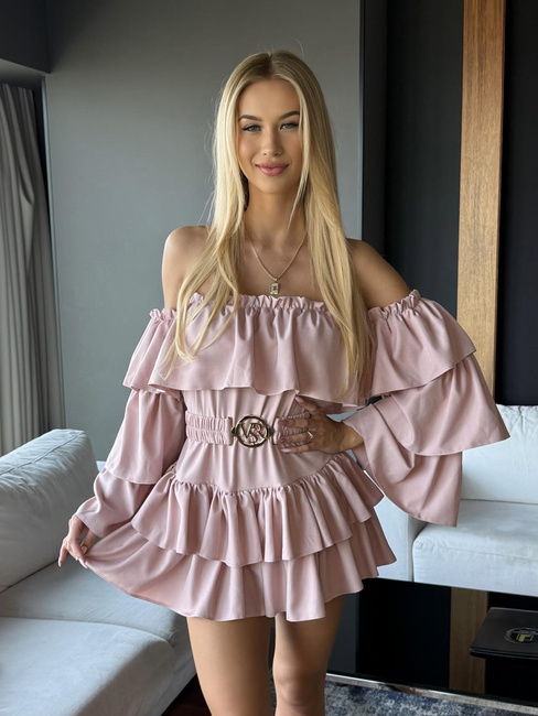 Kombinezon Suzan Vasari pudrowy róż