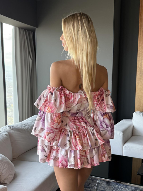 Kombinezon Suzan Vasari kwiatowy