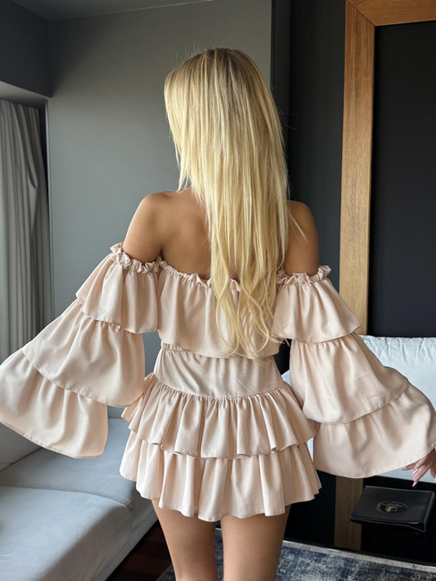 Kombinezon Suzan Vasari beżowy