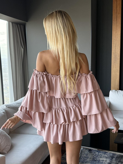 Kombinezon Suzan Vasari pudrowy róż