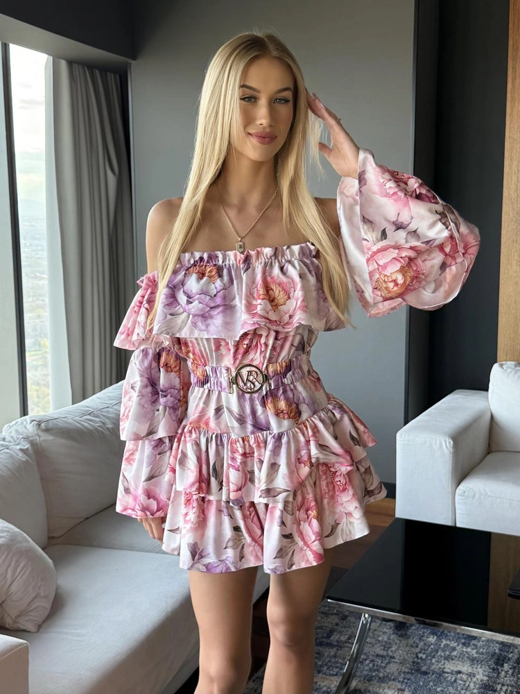 Kombinezon Suzan Vasari kwiatowy