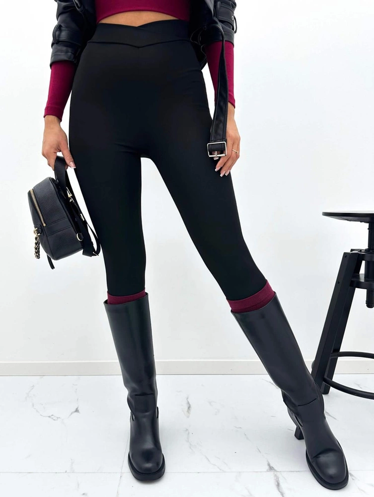 Legginsy klasyczne wysoki stan Emily czarne